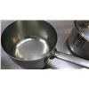 Image 3 : Qty 3 Misc Sizes Large Sauce Sauté Pots w/ Long Handles & Lids