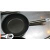 Image 3 : Qty 5 Misc Sizes Non-Stick Frying Sauté Pans w/ Long Metal Handles