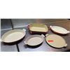Image 1 : Qty 5 Misc Size Shape Casserole Dishes w/ Handles