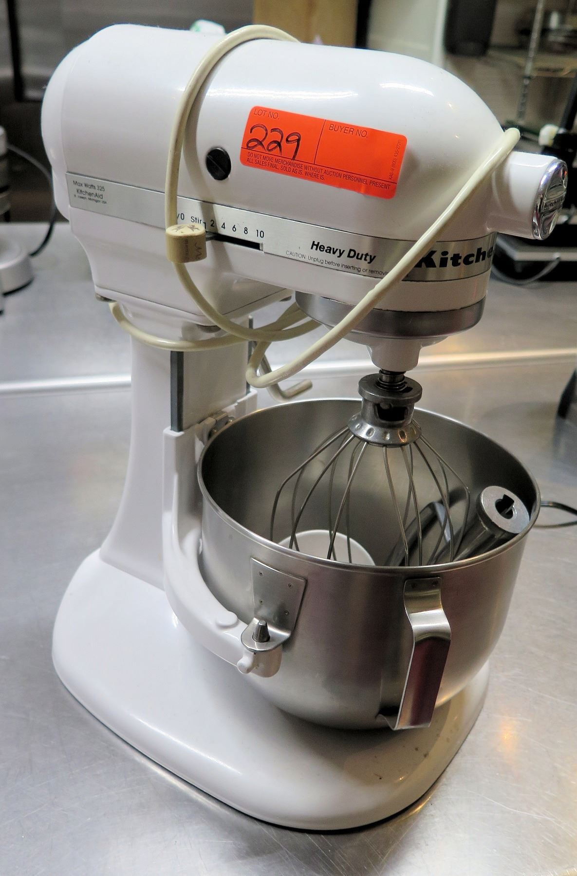 KitchenAid Professional HD White Commercial Mixer & Attachments Oahu