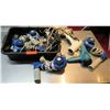 Image 1 : Plastic Bin Multiple Misc Blow Dryers w/ Attachments