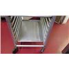 Image 3 : Rolling Sheet Pan Rack w/ Shelf w/ Misc Loaf Pans 28"L x 20.25"W x 64"H