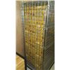 Image 2 : Lockable Rolling Liquor Cage 38"L x 25'D x 67"H