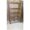 Image 3 : Lockable Rolling Liquor Cage 38"L x 25'D x 67"H