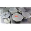 Image 1 : Qty 5 Misc Cake Pie Round Footed Stands Party Bake 2 Tier Display, 12" Dia.
