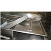 Image 2 : Qty 2 Sinks w/2 Compartments (one disassembled) 96"L x 30"W (no legs), 91"L x 34"W x 37.5"H (has leg