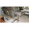 Image 8 : Qty 2 Sinks w/2 Compartments (one disassembled) 96"L x 30"W (no legs), 91"L x 34"W x 37.5"H (has leg