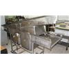 Image 9 : Qty 2 Sinks w/2 Compartments (one disassembled) 96"L x 30"W (no legs), 91"L x 34"W x 37.5"H (has leg
