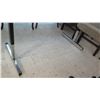 Image 2 : Folding Wooden Work Prep Conference Table w/ Steel Legs, 48"L x 24"W x 28.5"H