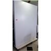 Image 1 : Tall White Wood Wheeled Rolling Room Divider