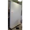Image 1 : Tall White Wood Wheeled Rolling Room Divider