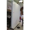 Image 2 : Tall White Wood Wheeled Rolling Room Divider