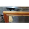 Image 2 : Large Wood-Framed Black Corkboard (Koa?)