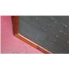 Image 8 : Large Wood-Framed Black Corkboard (Koa?)