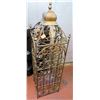 Image 1 : Metal Footed Ornate Standing Wine Rack