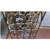 Image 2 : Metal Footed Ornate Standing Wine Rack