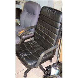 Qty 2 Executive Office Chairs on Wheels w/ Armrests