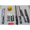 Image 1 : Qty 5 Wusthof Classic Chef Knives & 4 Paring Knife Set