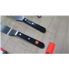 Image 4 : Qty 2 Wusthof Classic Chef Knives w/ 2 Spatulas & Melon Baller