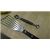 Image 6 : Qty 2 Wusthof Classic Chef Knives w/ 2 Spatulas & Melon Baller