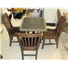 Image 1 : Qty 9 Tables & 30 Wooden Chairs (Varying Degrees of Wear)
