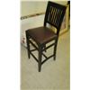 Image 4 : Qty 3 Round Bar-Height Tables & 4 Upholsterded Barstools