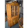 Image 2 : Antique Regency style Tiger maple dining suite with large double pedestal table with three insert le