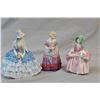 Image 1 : Three Royal Doulton figurines including Chloe and smaller Bo Peep HN1811 and The Little Bridesmaid H