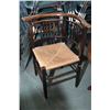 Image 1 : Antique rush seated corner chair