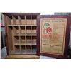 Image 2 : Antique "Dyola Improved Home Dye" retail counter top cabinet with original inner and outer labelling