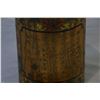 Image 2 : Chinese watercolour rice paper bundle circa 1950 and lacquered wood calligraphy brush pot purportedl