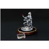 Image 1 : Swarovski crystal figurine Masquerade Harlequin with crystal presentation plaque, base, fitted box a