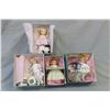 Image 1 : Four boxed Madame Alexander 8" dolls including Easter Bonnet, Mary had a little lamb, USA 20170 astr