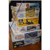 Image 2 : Seven inbuilt plastic model kits of military and civilian aircraft