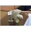 Image 2 : Carved soapstone figure of mating bears