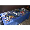 Image 1 : Large selection of assembled plastic model kits mostly planes including most of the original boxes