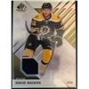 Image 1 : 2016-17 SP Game Used Gold Jersey David Backes #20