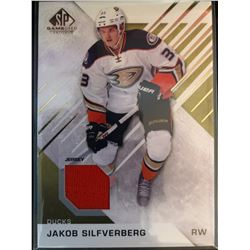 2016-17 SP Game Used Gold Jersey Jakob Silfverberg #17