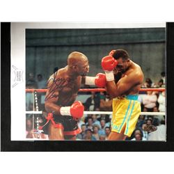 Iran Barkley Signed 8 X10 Boxing Photo