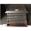 Image 2 : Collectibles & Coin Presentation Display Case - Holds 6 Drawers