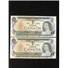 Image 1 : 1973 $1 UNCIRCULATED SEQUENTIAL CANADIAN BANK NOTES