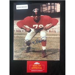 ROSIE BROWN SIGNED 8 X 10 PHOTO W/ COA