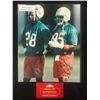 Image 1 : GENE ATKINS & MICHAEL STEWART SIGNED 8 x 10 FOOTBALL PHOTO W/ COA
