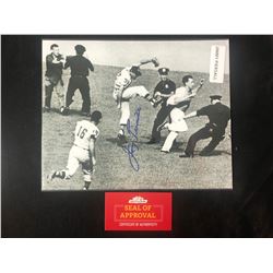 JIMMY PIERSALL SIGNED 8 X 10 BASEBALL PHOTO W/ COA