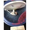 Image 2 : STAR TREK "SHIPS OF THE GALAXY" COLLECTION COLLECTOR PLATE (ROMULAN BIRD-OF-PREY) W/ COA