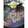 Image 2 : STAR TREK "SHIPS OF THE GALAXY" COLLECTION COLLECTOR PLATE (ROMULAN BIRD-OF-PREY) W/ COA