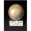 Image 1 : 1955 NY YANKEES MULTI SIGNED BASEBALL (FORD/ STENGEL/ LOPAT/ RIZUTTO + MORE)
