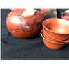 Image 2 : Yixing Teapot Tea Set Chinese Yixing Brown Clay