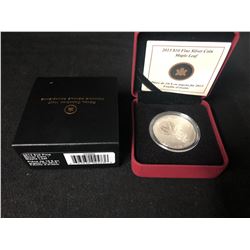 2013 $10 FINE SILVER COIN "MAPLE LEAF" (ROYAL CANADIAN MINT)