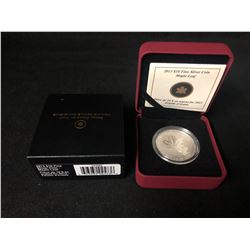 2013 $10 FINE SILVER COIN "MAPLE LEAF" (ROYAL CANADIAN MINT)